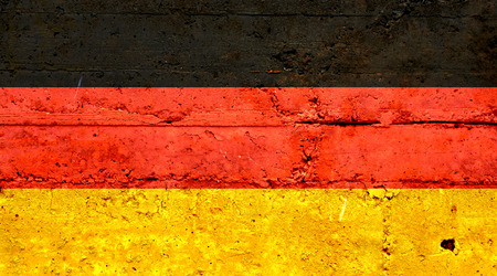 German flag concrete textureの写真素材