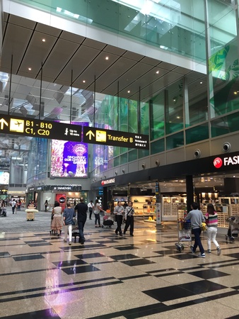 Duty free shopping Singapore Changi Airport Terminal 3の素材