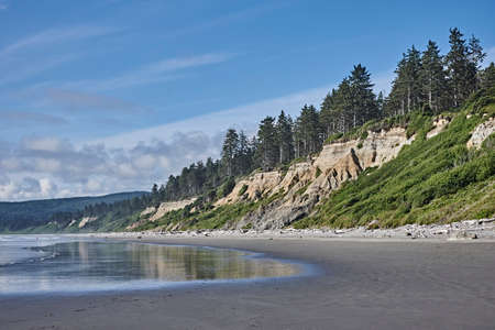 Ruby Beach in National Park Washington Stateの写真素材