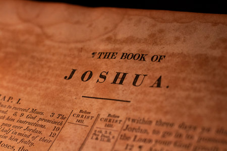 The Holy Bible, the holy book of John the Baptist. Shallow depth of field.