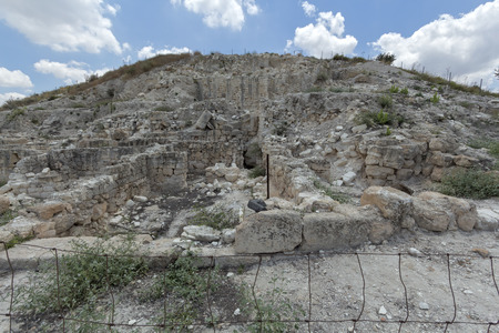 The ruins of the ancient city  Beit Guvrin  Israel の写真素材