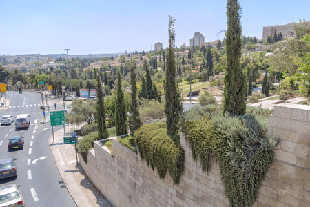 Walk through the ancient streets of Jerusalem.の写真素材
