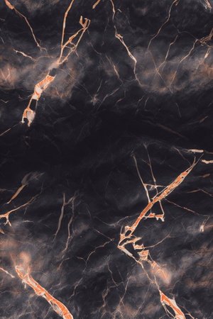 Veined marble in orange hues.の素材