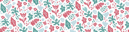 Abstract flower pattern. Vector floral geometric shapes background. Modern simple seamless print for...