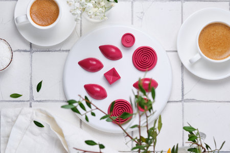 Candies with coconut filling and espresso for a delicious treat for your loved one.