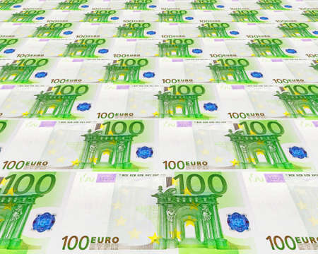 the concept background from 100 euro banknotesの写真素材