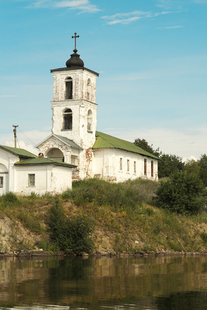 Russia  Vologda region  Goritsky monastery  The bell tower の写真素材