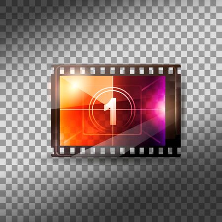 Film strip. Vector illustrationのイラスト素材