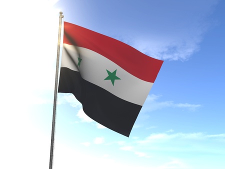 Flag of Syriaの写真素材