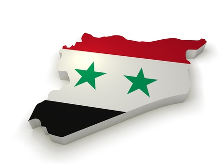 Syria 3d countryの写真素材