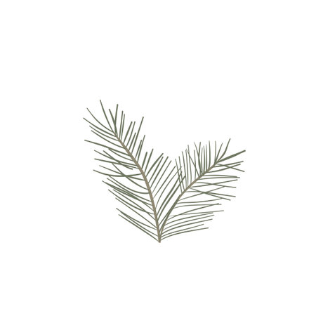 new year illustration. vector icon, flat illustration