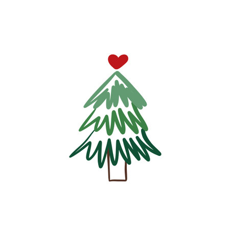 new year illustration. vector icon, flat illustrationのイラスト素材