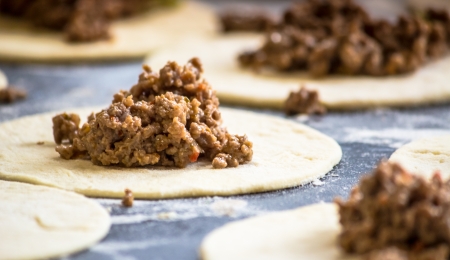 Homemade Empanada with beef