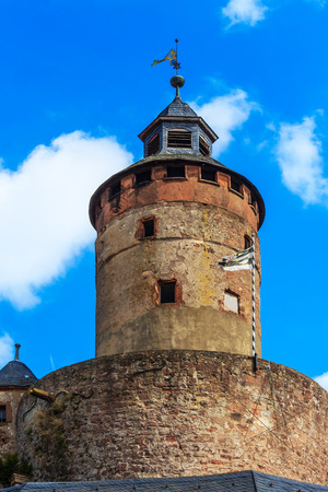 Castle Buedingen built in the 13 th century, Wetterau, Hesse, Germanyのeditorial素材