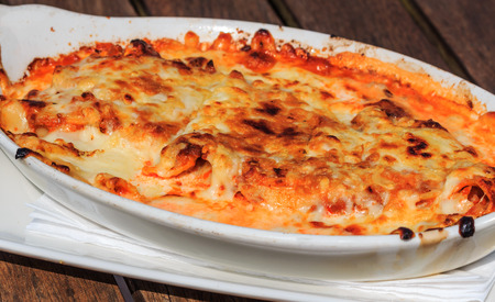 Lasagna al fornoの写真素材