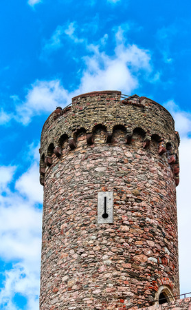Auerbach Castle Tower on the mountain road in Hesse, Germanyのeditorial素材