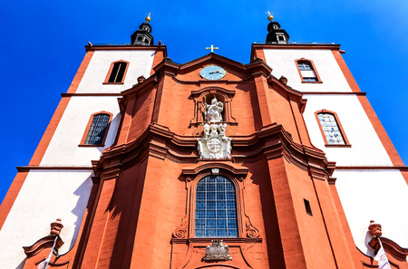 St. Blasius baroque parish church in Fulda, Germanyの写真素材