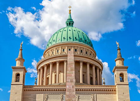 Germany-The Nikolaikirche on the Old Market is the most distinctive building of the state capital Potsdam with its dome visible from all directions.のeditorial素材