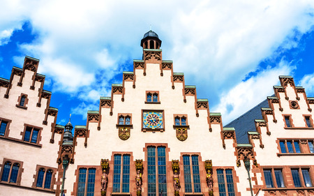 The Roemer (German surname, "Roman") is a medieval building in the Old Town of Frankfurt, Germany, and one of the city's most important landmarks and has been the City Hall of Frankfurt for over 600 years.のeditorial素材