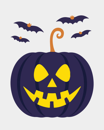 Halloween design over white background, vector illustration. Vector illustration.のイラスト素材