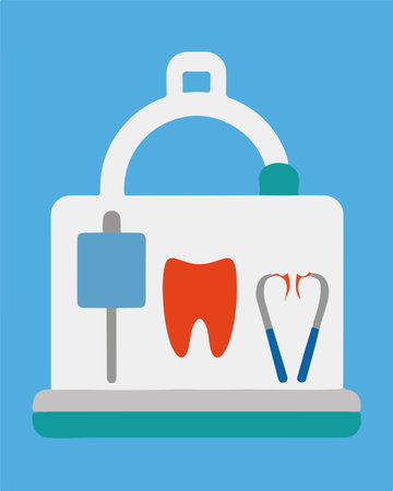 dental care concept with icon design, vector illustration  graphic.のイラスト素材