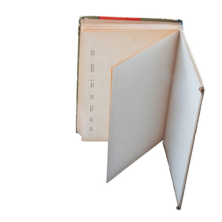 old school textbook for some reason has not yet been thrownの写真素材