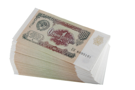 Hundred banknotes disappeared state with printed date of disappearance
