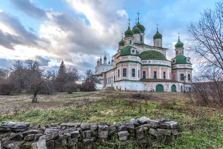 Pereslavl-Zalessky, Russia - November 03, 2015: Goritsky Monastery of Dormition, it was based in the first half of the XIV century. Cathedral of the Dormition of the Theotokos, 1750.のeditorial素材