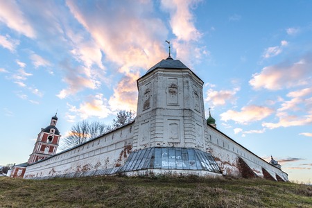 Pereslavl-Zalessky, Russia - November 03, 2015: Goritsky Monastery of Dormition. Look on the Northeast watchtower.のeditorial素材