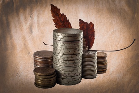 old coins of the USSR remind of your hungry youth, but there all the same it would be desirable to return.の写真素材