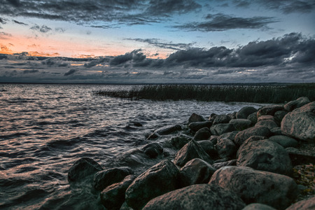 time to collect stonesの写真素材