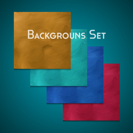 Set of colored finger textured background for your design. Vector illustration. Plasticine modeling.のイラスト素材