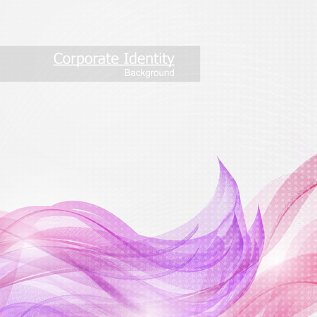 Abstract business background with colored glow wave. Vector illustration.のイラスト素材