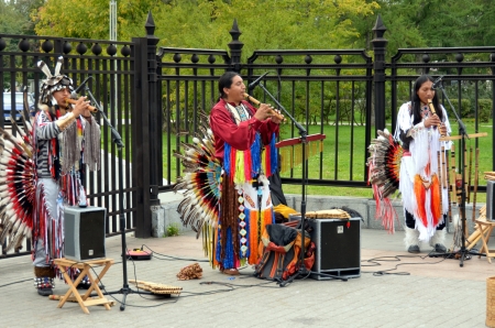 Concert by street musicians - Russia, Moscow, ul. "Mira", near the metro station "VDNKhï¿½ (All-Russian Exhibition Center) 06.09.2012のeditorial素材