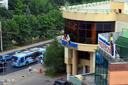 Family Entertainment Center "Limpo Land" at the mall "Rublevsky." Russia, Moscow, Krylatskoye, Autumn Boulevard Building 1, 10,07,2012 のeditorial素材