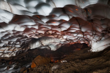 Amazing winter landscape. Kamchatka, Russia
