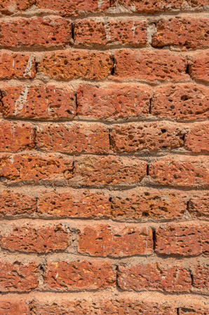 Red brick wall backgroundの写真素材