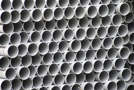 utilitis ducts stacked, with a blur effect usedの写真素材