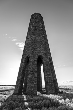 Kingswear, Devon, UK - May 21 2015, Showing the Daymark navigation aid errected in 1864 to aid sailers into the estuaryのeditorial素材
