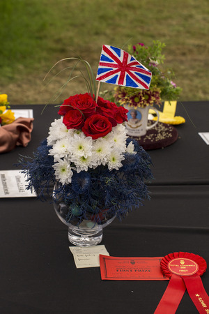 Wadebridge, Cornwall, UK, June 11 2016 - Showing a display for the British Queens 90th birthdayのeditorial素材