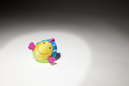 Toy Fish in the Spotlightの写真素材