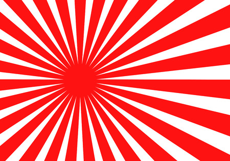 A japanese sun symbol flag illustrationのイラスト素材