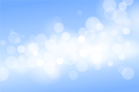 Blue christmas background with bokeh lightsのイラスト素材