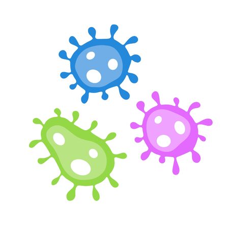 2019-nCoV China Virus coronavirus set on white background