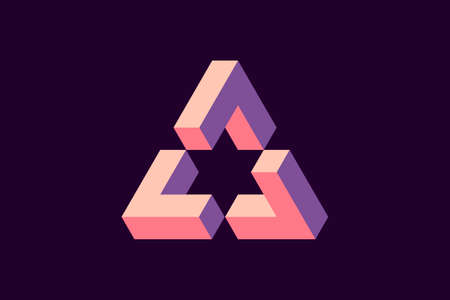 Abstract soft pink and violet iconのイラスト素材