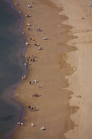 holiday on a beachの写真素材