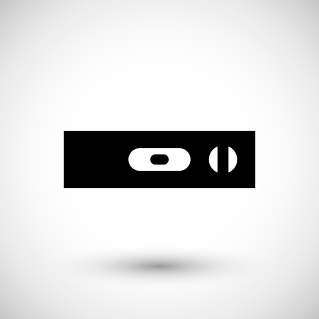 Building level icon isolated on grey. Vector illustrationのイラスト素材