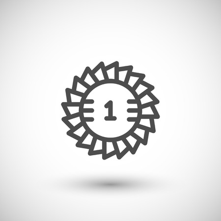 Award line iconのイラスト素材