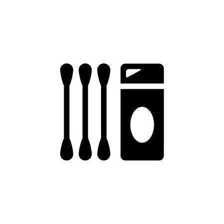 Cotton ear stick icon.のイラスト素材