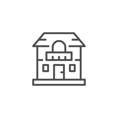 House line iconのイラスト素材